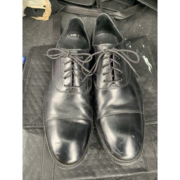 Cole Haan Men's Williams Cap Toe Oxford Black C12202 Size 10 - Picture 5 of 13